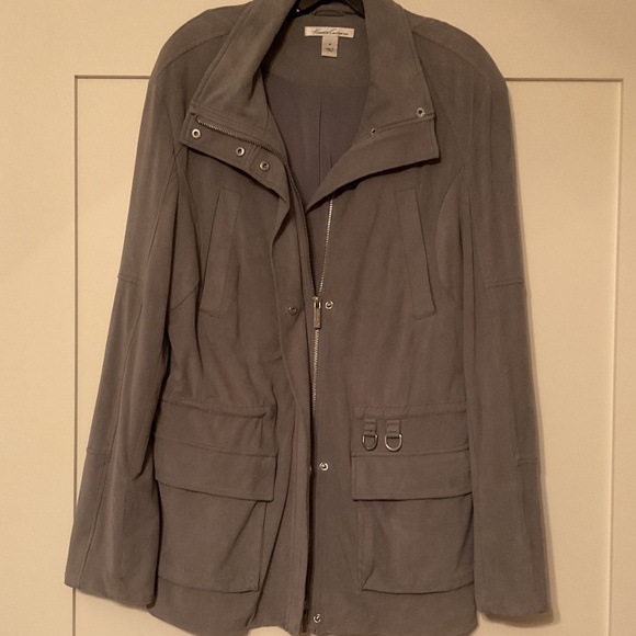 Vintage Kenneth Cole Women’s Medium Soft Gray Jacket - Picture 4 of 8